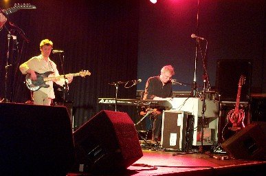 Craig Fletcher and WW on stage in Bristol [photo: Tim Beckwith]