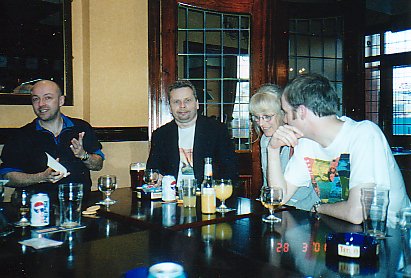 l-r: Pete Noons, Lyell Loyd, Cath and Eddie Bust