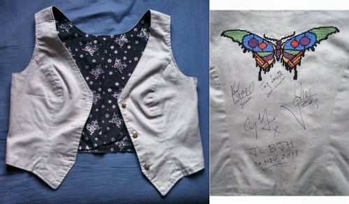 Autographed JLBJH waistcoat